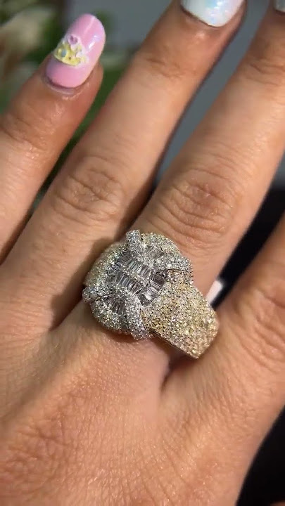 Luxury Diamond Ring | Unmatched Sparkle & Timeless Elegance 💎✨#shorts #ring #hiphop #gold