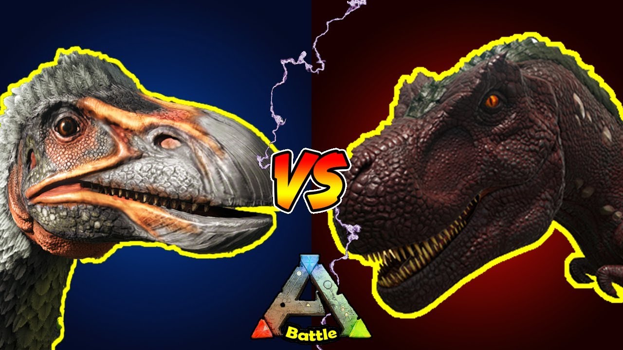 テリジノサウルスって意外に強いの皆知らない テリジノサウルスvsティラノサウルス おまけ Therizinosaurus Vs T Rex Ark バトル Ark Battle Youtube