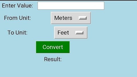 Length units converter python program | Python Beginners Project Idea