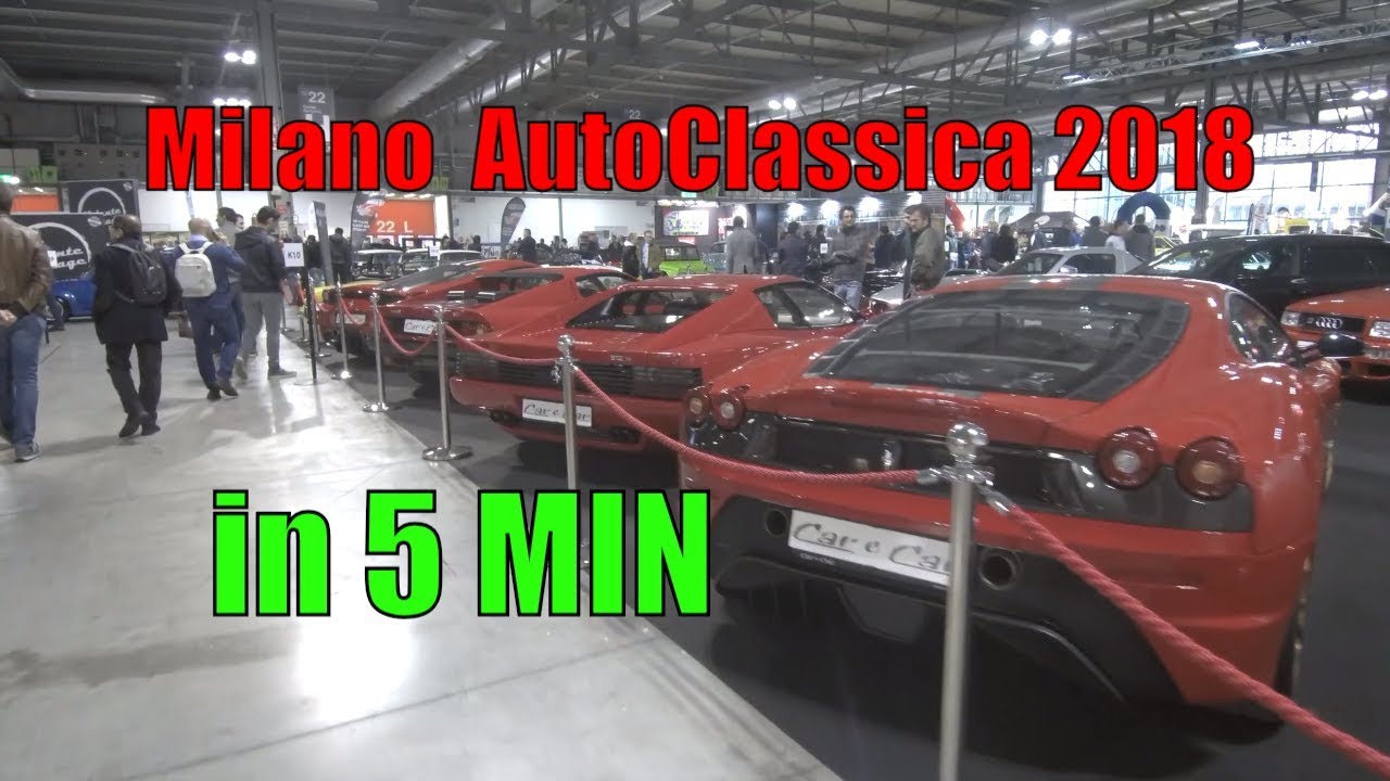 4K |  Milano Auto Classica 2018 in 5 MINUTES