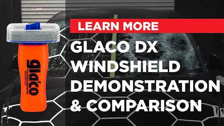 SOFT99 : Glaco DX Water Repellent Windshield Demonstration & Comparison