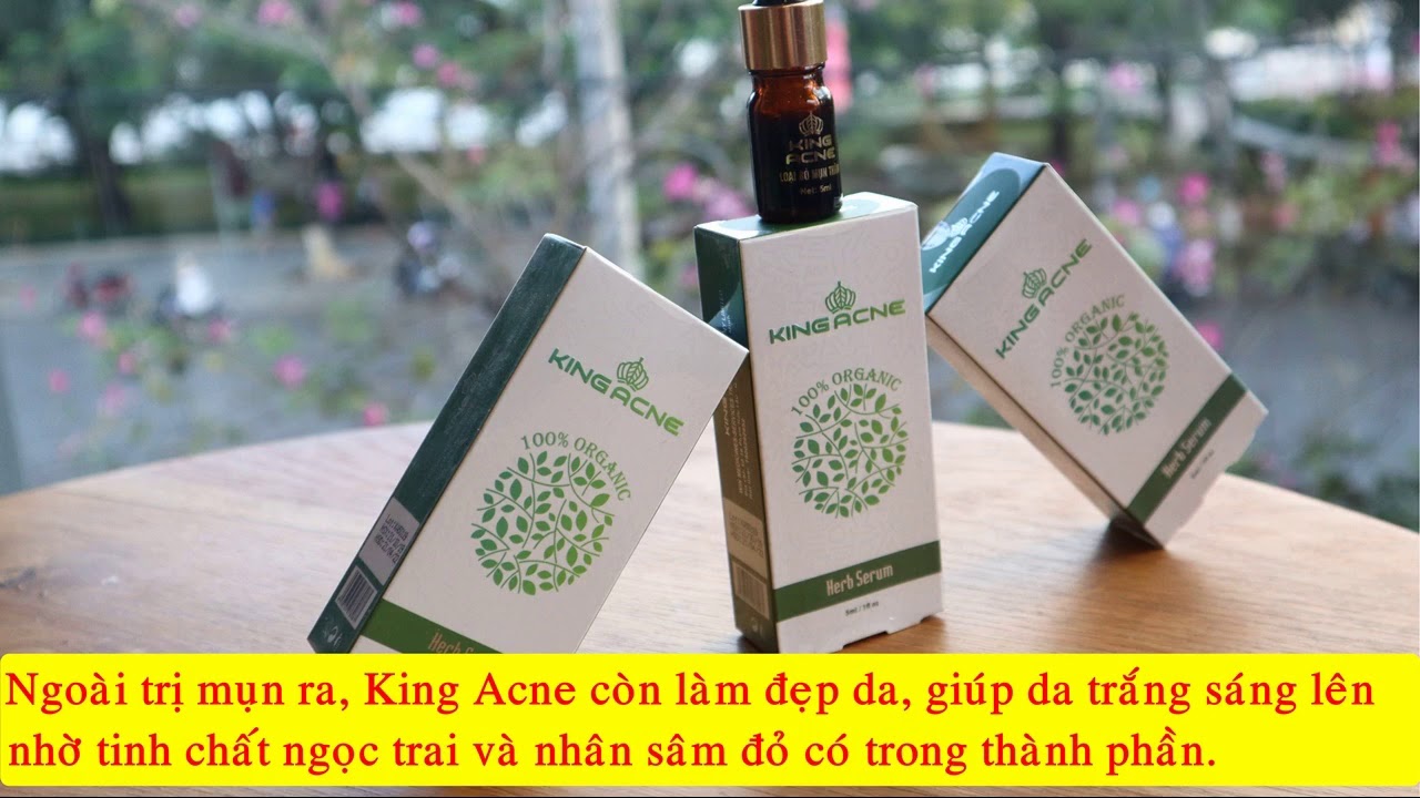 KING ACNE TRỊ MỤN CHỈ 199K - YouTube
