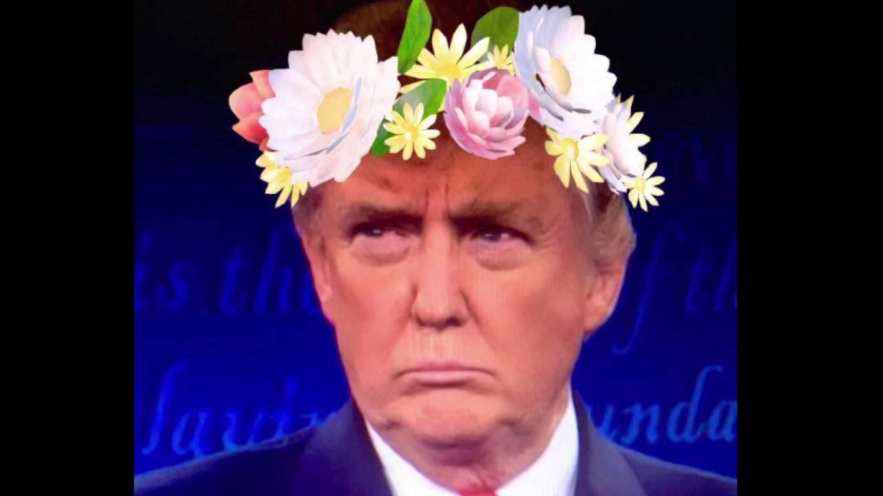 Donald Trump Gets Trolled At Debate With Snapchat Filters Youtube