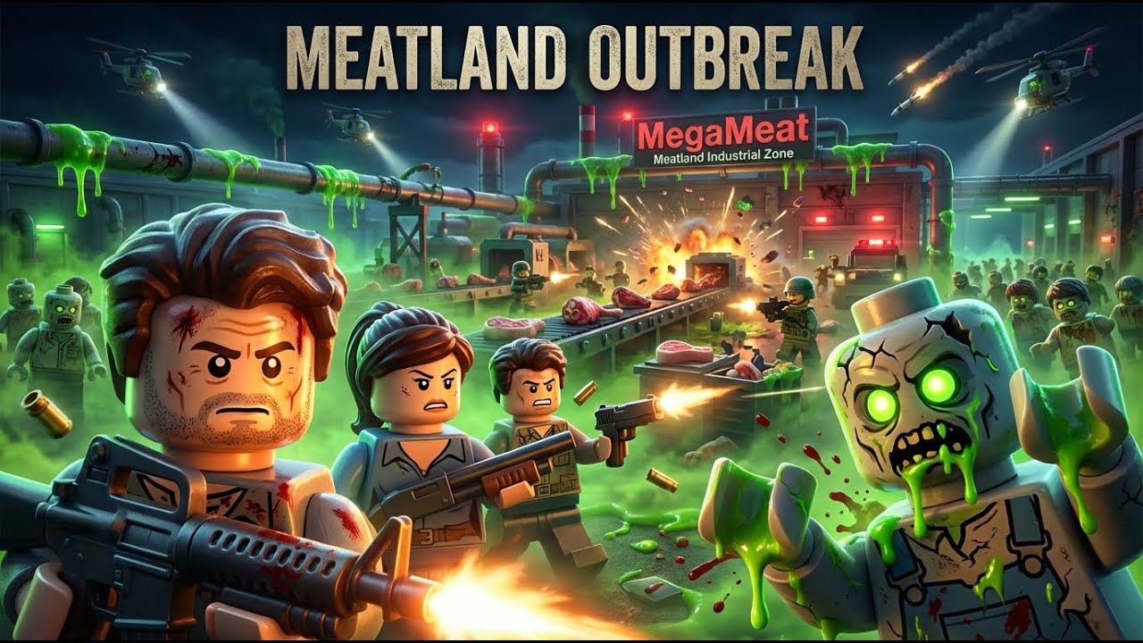 LEGO Zombie Outbreak: Quarantine Zone Full Movie | LEGO Zombie Animation 🧟