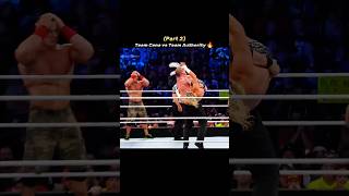 Team Cena vs Team Authority 🔥|#wwe#wrestling#johncena#romanreigns#trending#shorts