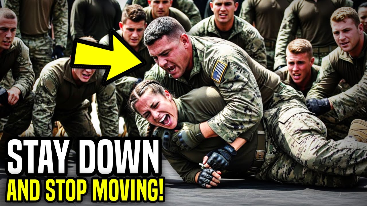 Они пытались её обездвижить, но она в мгновение ока свалила их с ног на глазах у 301 бойца спецна...