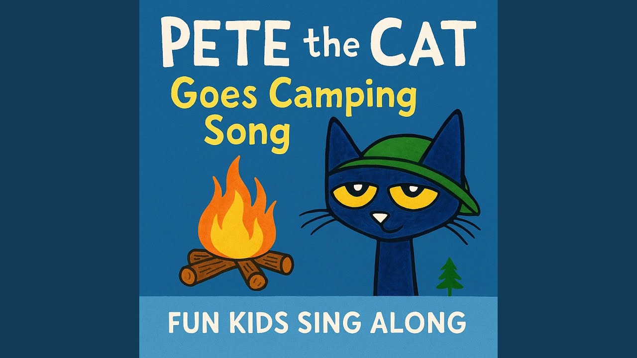 Pete the Cat Goes Camping | Fun Learning Song for Children