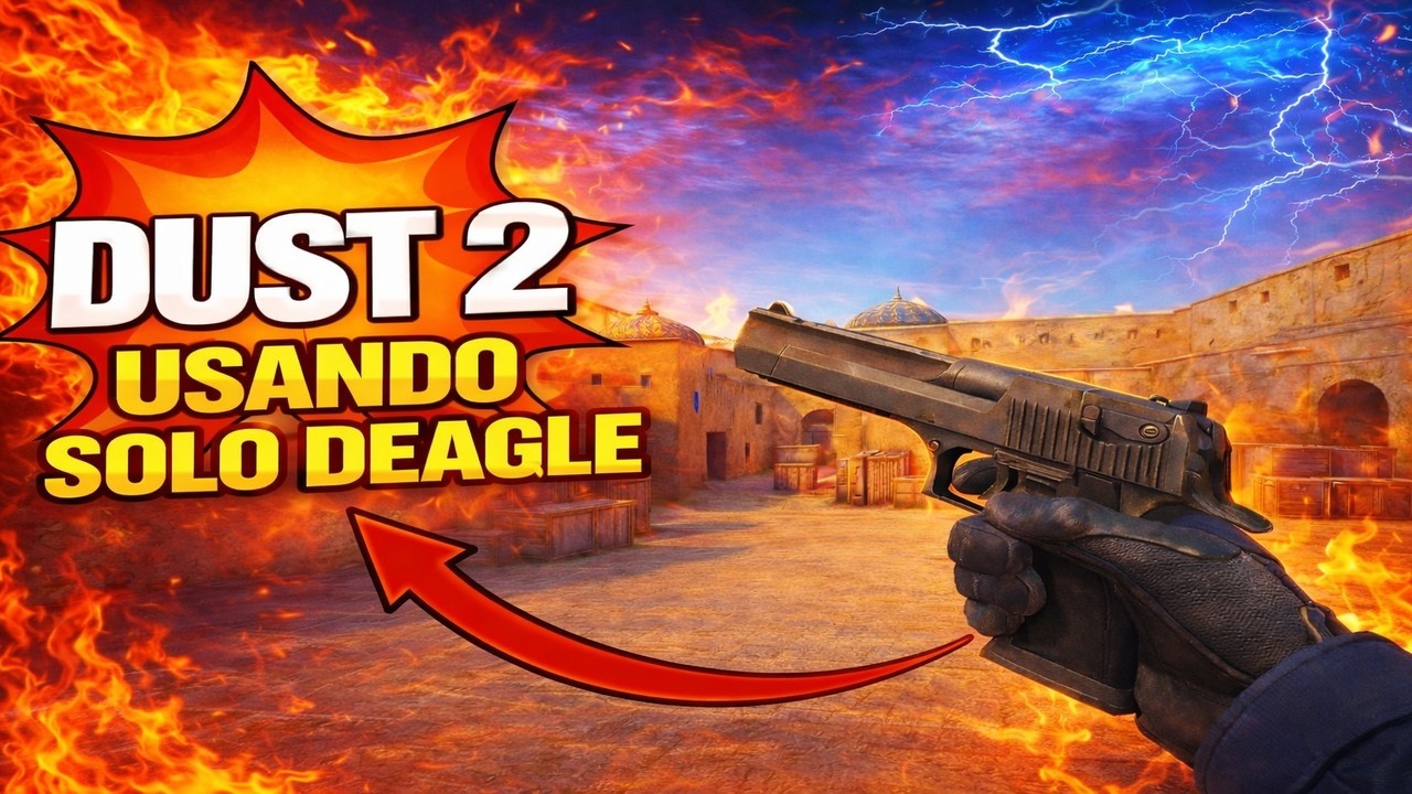 ¿Se puede ganar un casual SOLO con una Desert Eagle? (Bots) | CS:GO