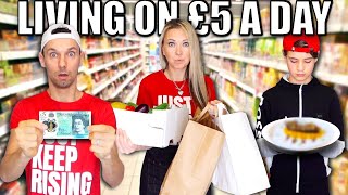 Family lives on £5 A DAY! Extreme food budget challenge!