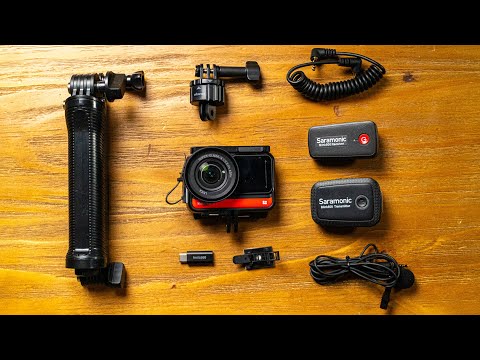 3 Major Flaw SOLVED!! Insta360 One R 1 Inch Leica Mod Vlogging Setup with High Quality Audio