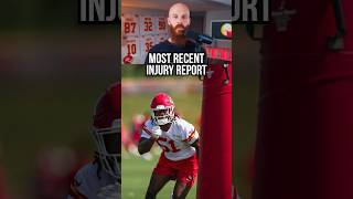 Chiefs gave us an injury update and it's both good and bad