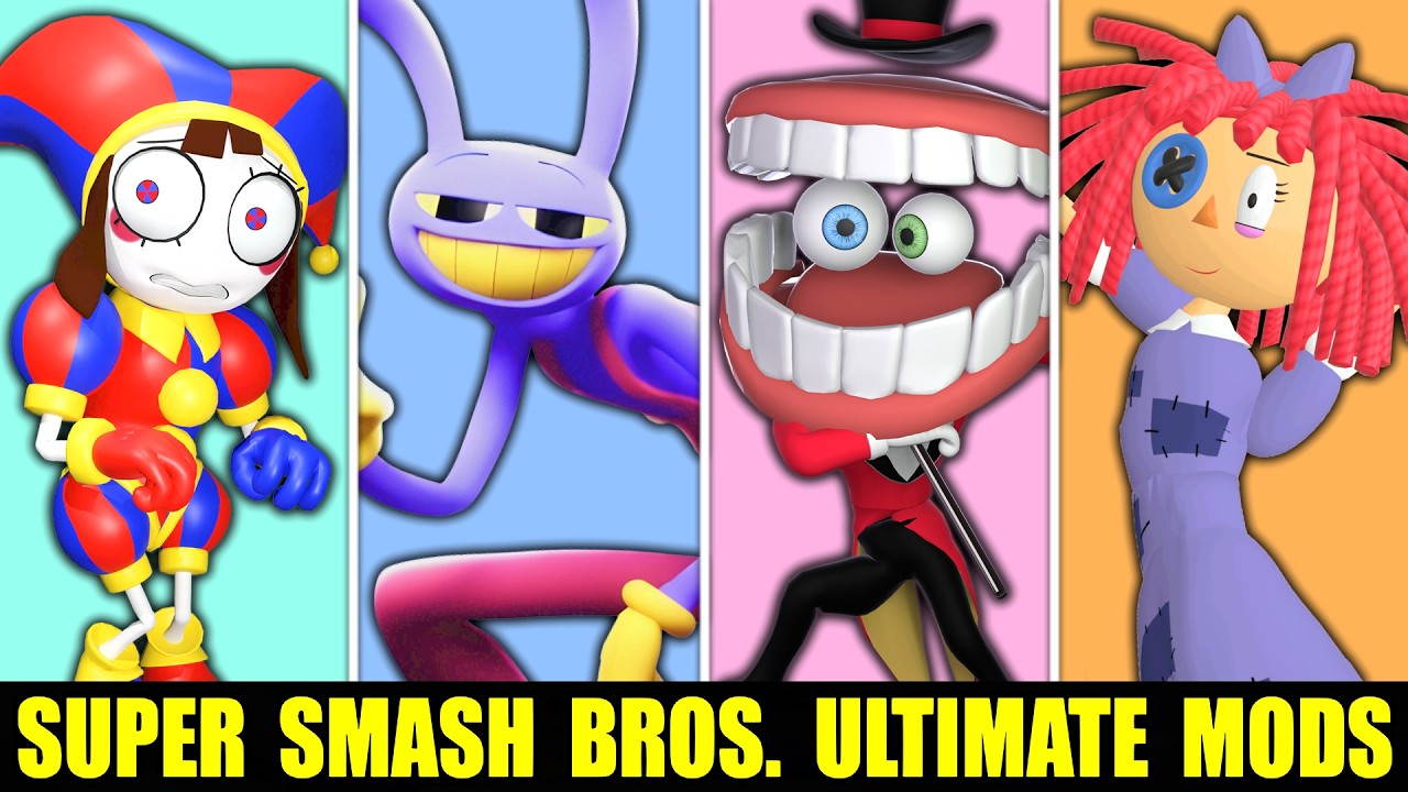 The Amazing Digital Circus Characters | Super Smash Bros. Ultimate