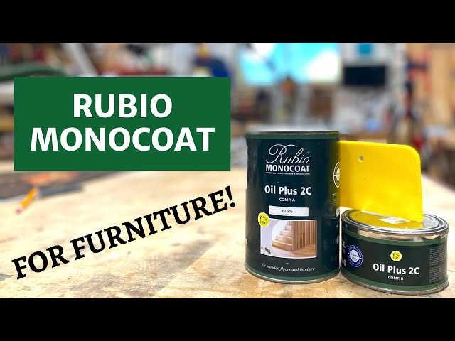 How to apply Rubio Monocoat 2C. My favorite finish for furniture