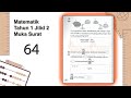Buku Aktiviti Matematik Tahun 1 Muka Surat 64 Jilid 2
