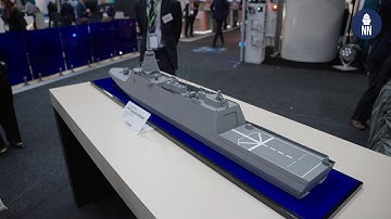 Upgraded Mogami Frigate at Indo Pacific 2025