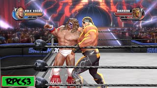 RPCS3 PS3 EMULATOR - WWE ALL STARS Hulk Hogan VS Ultimate Warrior Gameplay