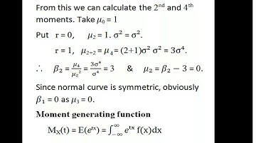 Moment Generating Function of Normal Distribution|3rd Sem UG|Calicut University|Complimentary Stati