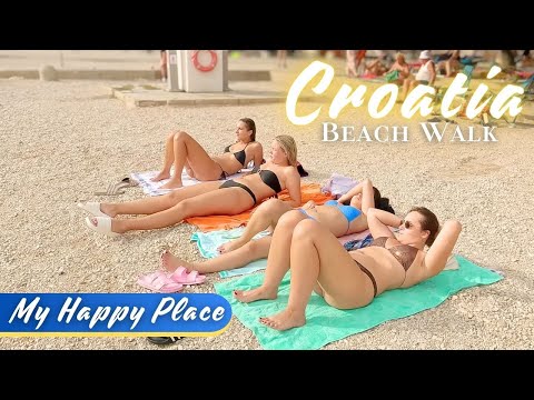 Beach Walk | Peacefully Walking along the Coast of Biograd and Relaxing with Olivia