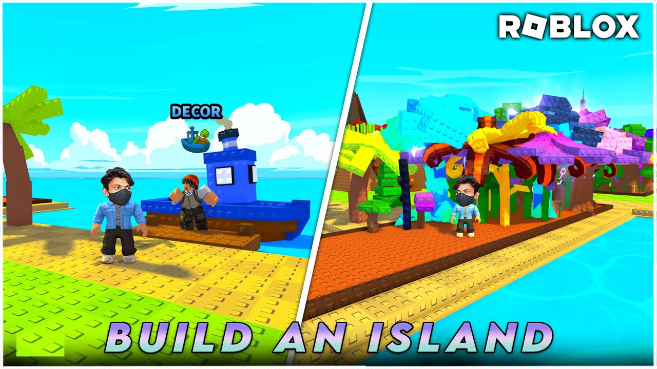 Designing My Dream Island with a Garden and Ship! 🌊 | Roblox | The Music Boy
