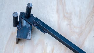 Como Hacer Una Dobladora De Hierro Casera Facil