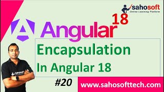 Encapsulation in Angular 18 | Angular 18 Tutorials in Hindi