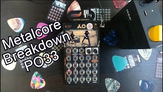 Metalcore Breakdown on PO33 sampler