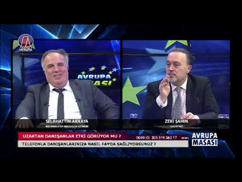 Avrupa Masasi - Zeki Şahin 27.12.2019 'Selehattin Akkaya ' | Kanal Avrupa