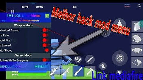 1v1 lol MOD MENU Atulizado! Link mediafire👻
