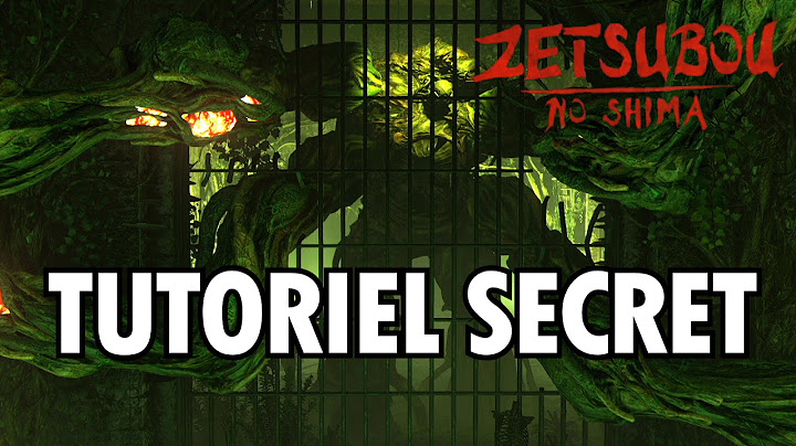 Zetsubou No Shima : Tutoriel du Secret principal