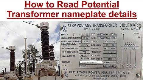 62-xvii) How to Read Potential Transformer
