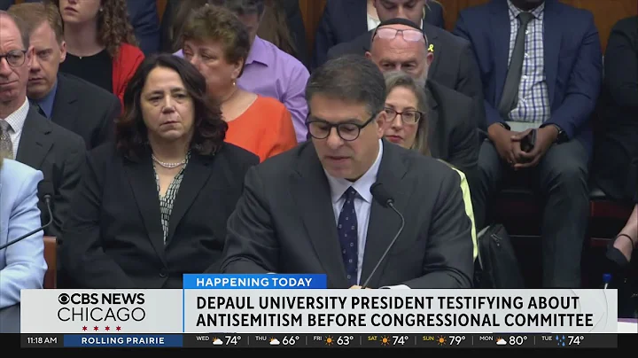 DePaul University president testifies before Congress on antisemitism at college campuses