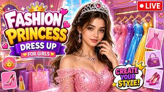 FASHION PRINCESS 👗 Dress Up for Girls | LIVE 🔴 #FashionPrincess #DressUpGame screenshot 2