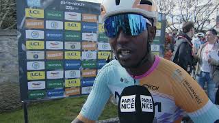 Biniam Girmay - Interview at the start - Stage 2 - Paris-Nice 2026