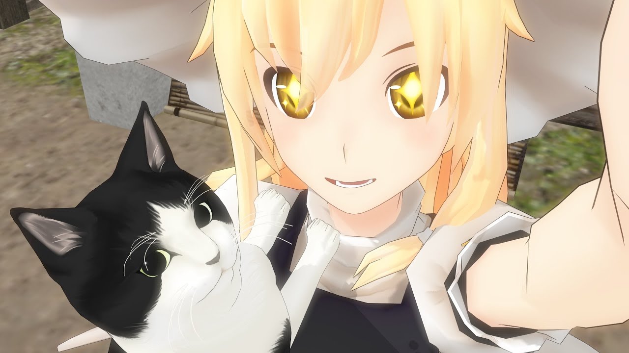 Touhou MMD Kamishibai] Social Media Addict Marisa (Another World