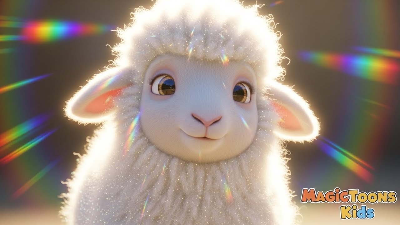 Happy Lala Lamb 🐑✨ | Fluffy Farm Song for Kids | Toddler Animal Adventure