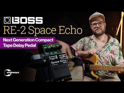 Introducing: Boss RE-2 Space Echo - next gen compact Tape Echo pedal!