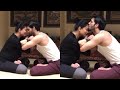 Rohman Shawl kisses Sushmita Sen during yoga workout