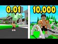 Brookhavenで0.01から10,000サイズに急成長してみた!【Roblox】