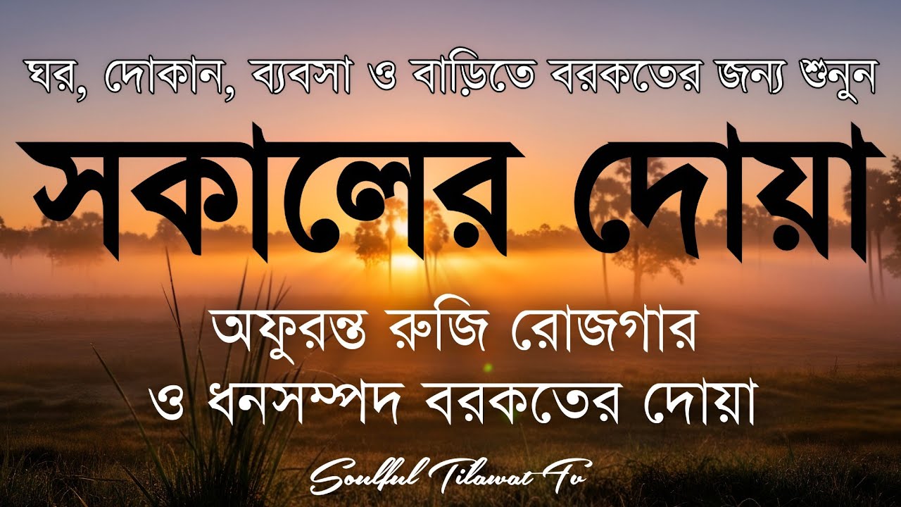 সকালটা শুরু হোক হৃদয় শীতল করা বরকতময় আয়াত দিয়ে। সকালের দোয়া ও জিকির। Morning Dua Full by Alaa Aqel
