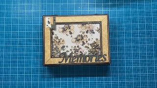 Memory Box with Folio Inserts and Shaker Lid 