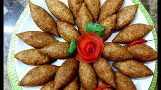 طريقه كبه البرغل السريعه بدون ماكنه .سهله اقتصاديه مقرمشه Kibbeh Bulgur ,جدا طيبه مطبخ شاي مهيل.