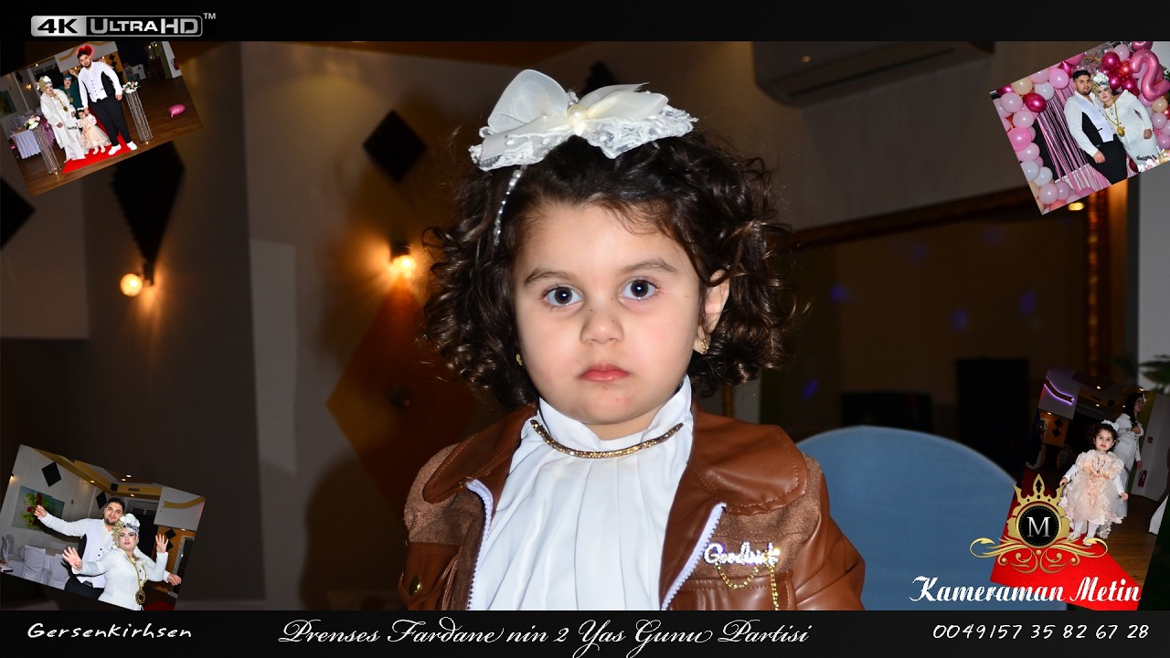 Prenses Ferdane nin 2 ci Yaş Ğünü Partisi tarih 7 02 2026 yil Dortmund 4K