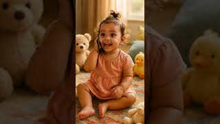 Adorable Baby Girl Calls Papa Big Eyes, Sweet Giggles & Playful Chatterheartwarming Moment