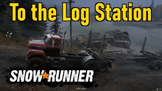 SnowRunner: To the Log Station with the Fleetstar F2070A