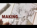 【作業】【メイキング】色紙アナログイラストメイキング 40分耐久