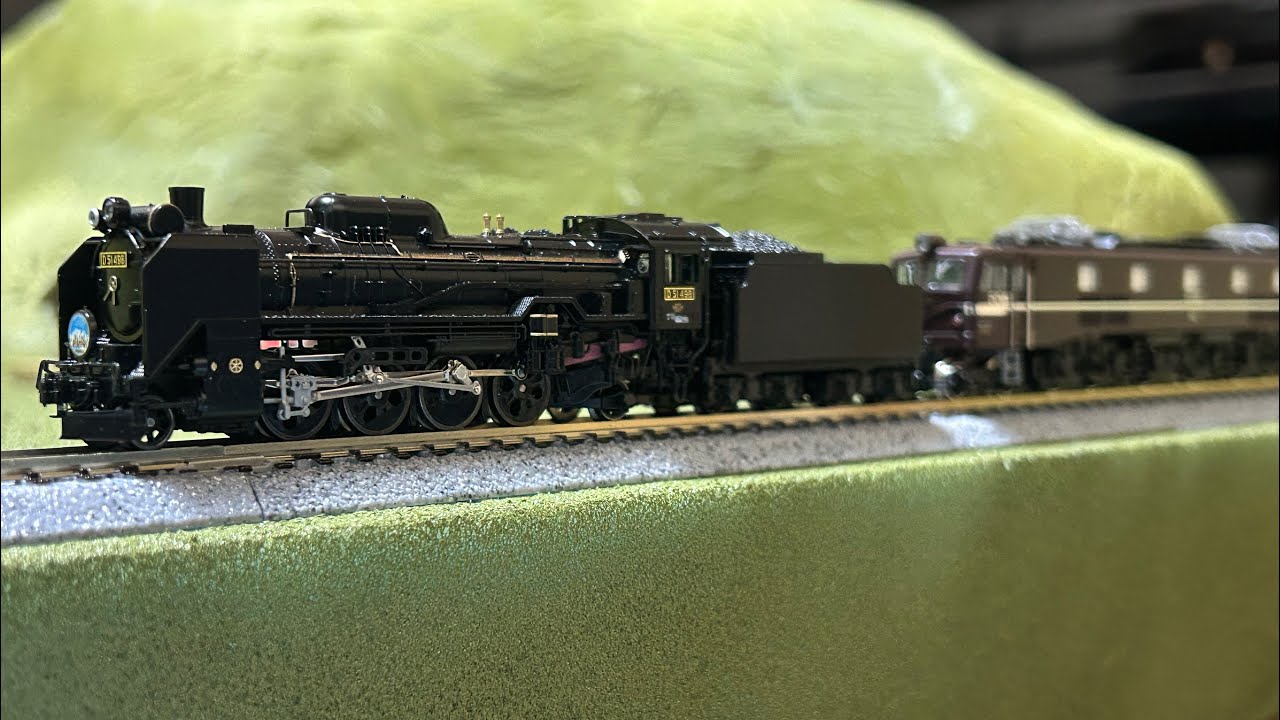 【Nゲージ】D51-498&EF58-61  重連走行の検証