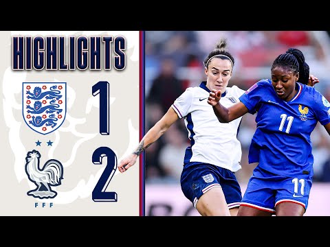 England 1-2 France | Lionesses Defeated At St.James' Park | Highlights