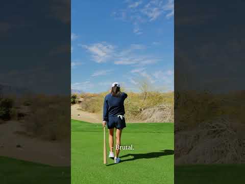 Golf clubs ❌ Baseball bat ✅ #adidas #golf #challenge
