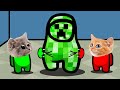 Among us But It's A Cute Creeper and Baby Kittens (Among us Cat Version) #4