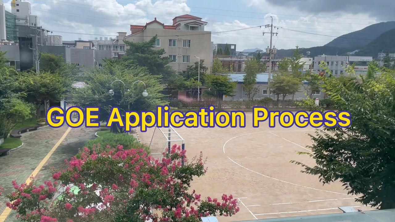GOE Application Process - YouTube